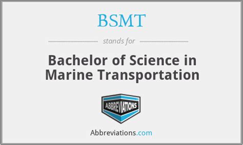 Bachelor of Science in Marine Transportation (BSMT) Qualifying .